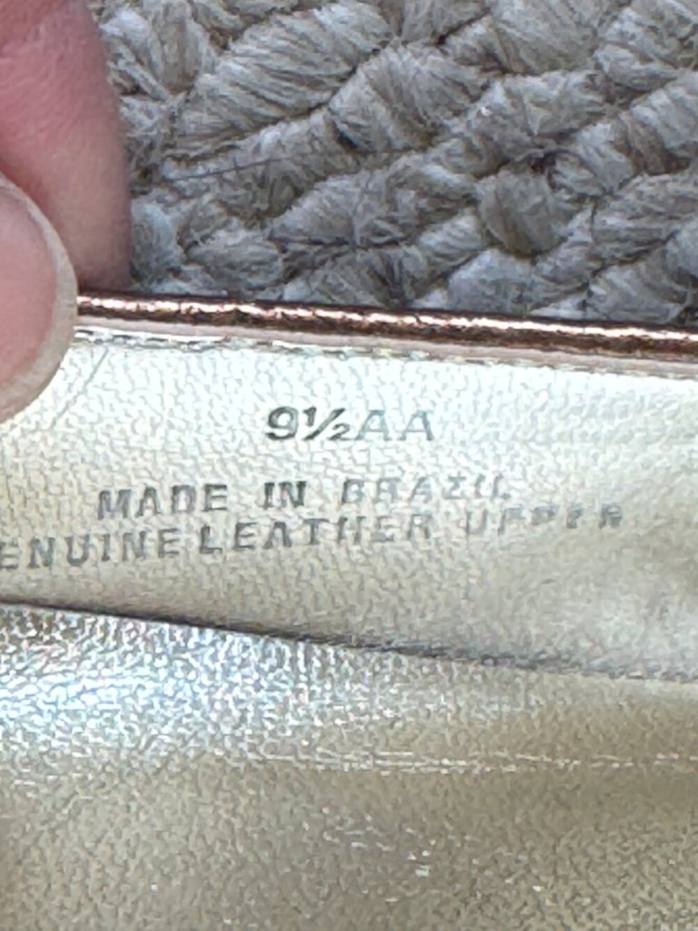 Talbots Leather Flats Copper with bowtie toe Sz 9.5 AA - Picture 4 of 6